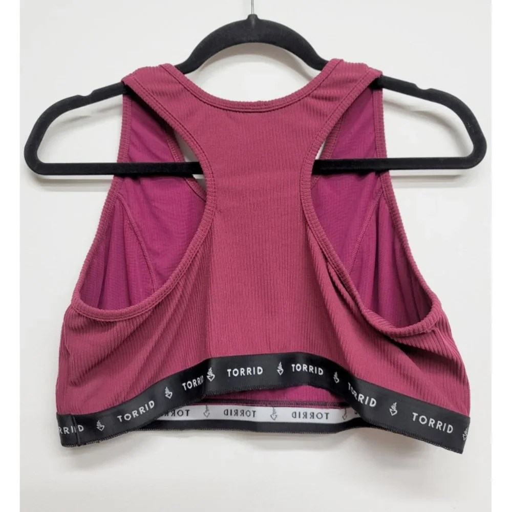 2 ~ Torrid 3 Lightly Lined Rib Henley Bralettes 3X 22 24 - Picture 8 of 11